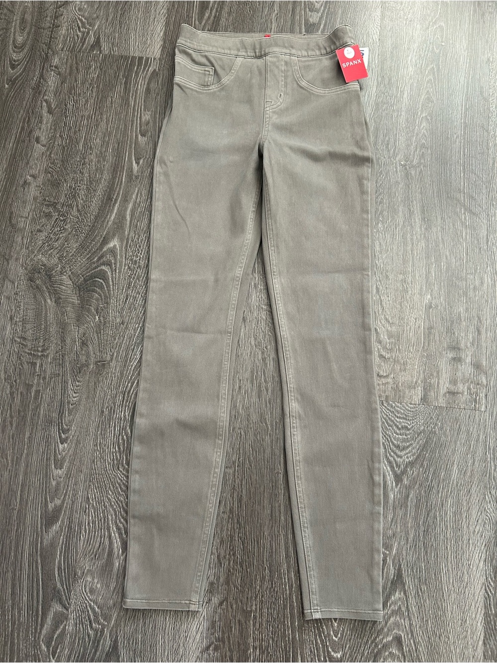 SPANX ankle jeans-ish leggings Taupe-Gray Pull-On  Pants